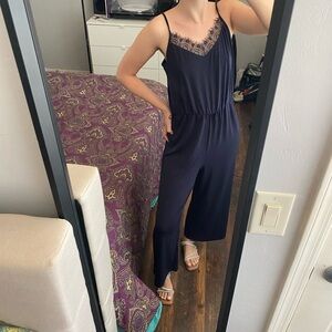 Dark blue palazzo jumpsuit